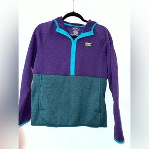 LL bean pullover S